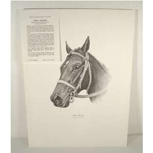  Bold Forbes 1976 Kentucky Derby Print 