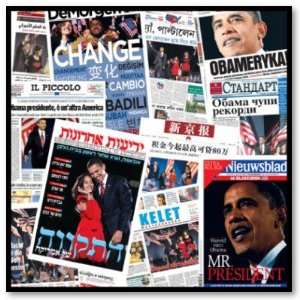  Obama Victory Around the World Poster