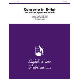 Concerto in B flat for Two Trumpets and Winds Conductor Score & Parts 