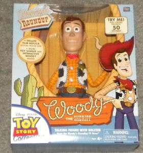 Toy Story Woodys Roundup Talking Sheriff Woody Doll  