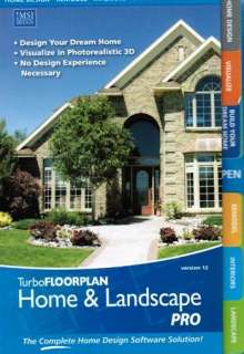 TurboFLOORPLAN Home & Landscape Pro V12   Design Software Remodel PC 