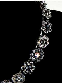   Handmade Swarovski Crystal Flower Necklace FREE US SHIP 3138 3701