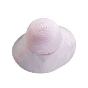   UV Sun Protection Wide Brim Floppy Beach Hat Pink 