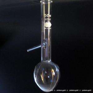 50 ml Side Arm Distillation Distilling Pear Shape Flask  