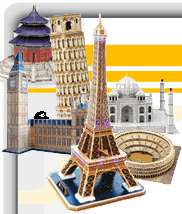 Leaning Tower of Pisa Advance 3D Puzzle Paper Model Christmas New Year 