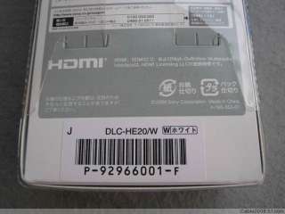 Sony PS3 HDMI Cable DLC HE20HF 1.4 ver 3D 2 M 66 white  