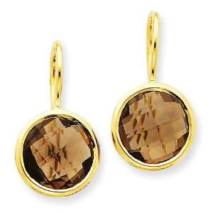    14k Smokey Smokey Quartz Earrings: West Coast Jewelry: Jewelry