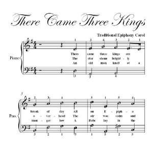   There Came Three Kings Easy Piano Sheet Music: Christmas Carol: Books