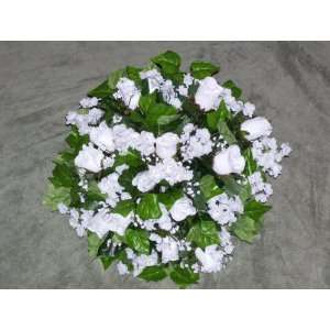 Bridal Bouquet White Rosebuds 