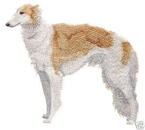 Fawn Borzoi Wolfhound JacketBack Dog Iron on Patch  