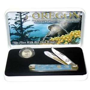  U.S. Mint State Quarter Series Oregon Knife Coin Set 