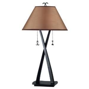   Kenroy Home Wright Oil Rubbed Bronze Table Lamp: Home Improvement