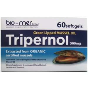  Tripernol   Pure Green Lipped Mussel Oil   60ct. Soft Gels 