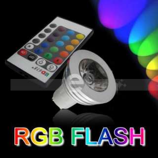 3W GU10 Remote Control 16 Color Changing l LED Bulb Light Lamp  