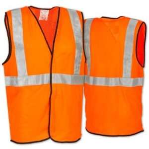 Occunomix   Economy Flame Retardant Mesh Safety Vest   Orange S/M