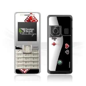  Design Skins for Sony Ericsson K220i   Cards Design Folie 