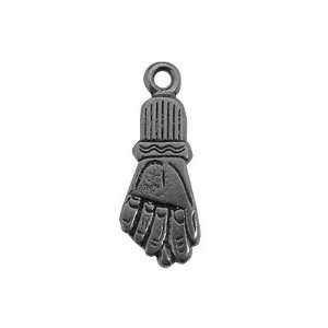  Figa Hand, ZEMI Ancient Amulet Pewter Pendant on Corded 