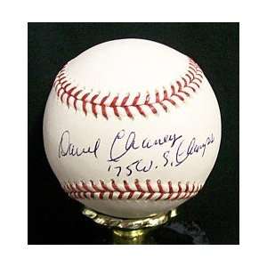  Darrel Chaney Autographed Baseball   75 WS Champs 