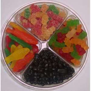   Bears, Sour Gummie Bears, Black Licorice Gummie Bears, & Swedish Fish