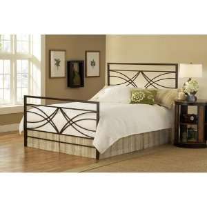  Hillsdale Dutton Bed in Brown Crystal   King: Home 