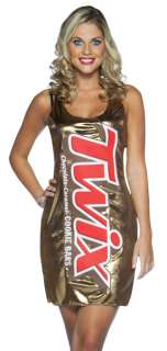 Twix Candy Bar Dress TEEN Girls Halloween Costume  