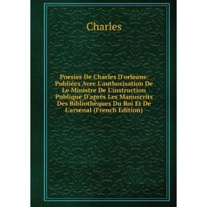  Poesies De Charles Dorleans PubliÃ©es Avec L 