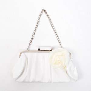  Wedding Shoulder Clutch Bag Handbag Tote White: Baby