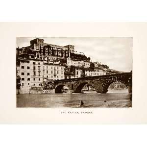  1906 Print Castelvecchio Verona Italy Scaliger Military 