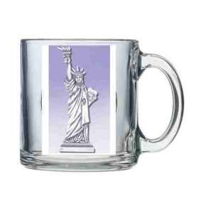  Statue of Liberty Glass Coffee Mug: Home & Kitchen