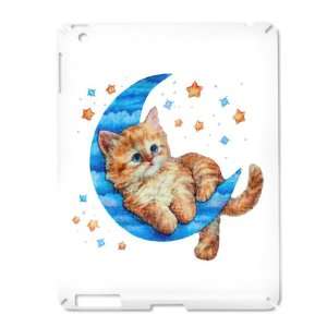  iPad 2 Case White of Moon Kitten with Stars: Everything 