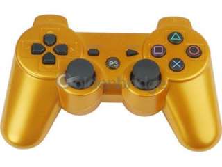 Golden Bluetooth Joypad Wireless Controller For SONY PlayStation 3 PS3 