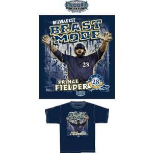   Fielder Milwaukee Beast Mode T Shirt Case Pack 24: Sports & Outdoors
