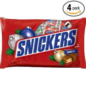 Snickers Minis , 11.5 Ounce (Pack of 4):  Grocery & Gourmet 
