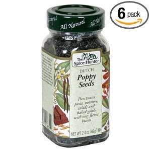 Spice Hunter Poppy Seeds, 2.4 Ounce Unit (Pack of 6)  