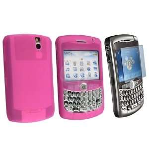  New Blackberry Curve COMBO: Pink Soft Silicone Skin Case 