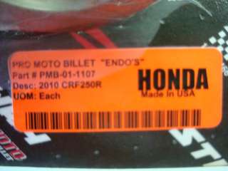 2010 HONDA CRF250R CRF250 CRF 250 PRO MOTO BILLET ARRESTOR END CAP 