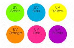   AQUACOLOR DAY GLOW EFFECT 6 UV SHADES PALETTE FACE BODY PAINT 5177