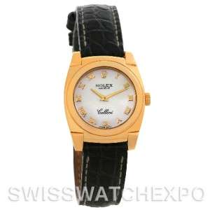 Rolex Cellini Cestello Ladies 18k Yellow Gold 5310  