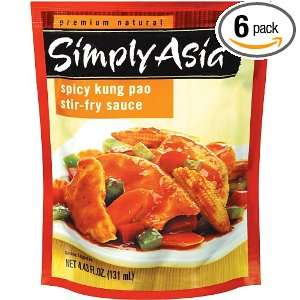 Simply Asia Stir Fry Sauce, Kung Pao, 4.43 Ounce (Pack of 6):  
