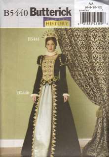 Butterick Pattern 5440 Historical Dress Elizabeth 14 20  