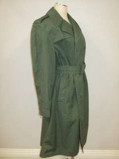 MJ Marc Jacobs  Surplus $299 Men s Army green Trench coat 