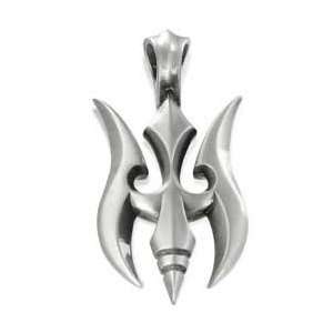  Trishula Silver Metal Bico Pendant