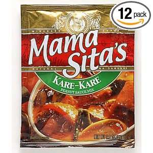 Mama Sitas Kare Kare Mix (Pack of 12)  Grocery & Gourmet 