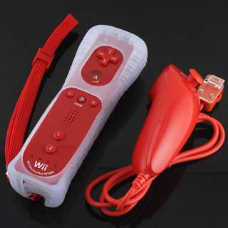 Built in Motion plus remote+Nunchuck for Game Wii  R  
