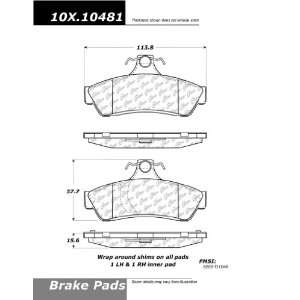    Centric Parts, 106.10481, PosiQuiet Extended Wear: Automotive