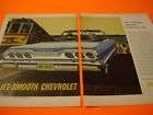 1963 Chevy Impala Convertible poster car ad