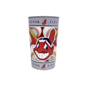 Cleveland Indians 32 oz Metallic Cup Case Pack 12