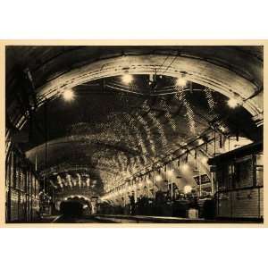 : 1945 Print Paris Subway France Machines Airplane Propeller Aircraft 