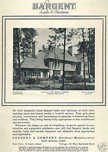 1925 Vintage Ad HIGHLAND PARK IL House Dr J LACKNER  