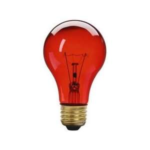  WESTPOINTE 25W Transparent Party Light Bulb   Red